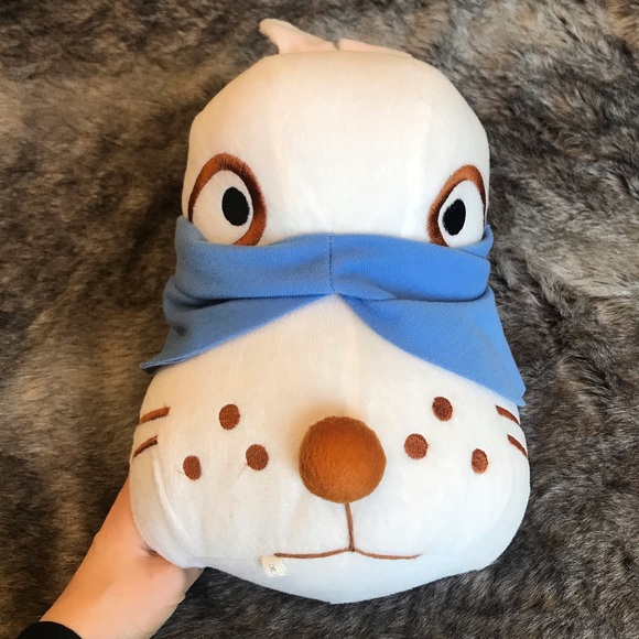 MashiMaro 2 sided carrot Yeopki Tokki Korean plush bunny and dog face back - Picture 8 of 10